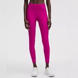 Lululemon Fleece High-Rise Running Tight 28” - Ripened Raspberry
